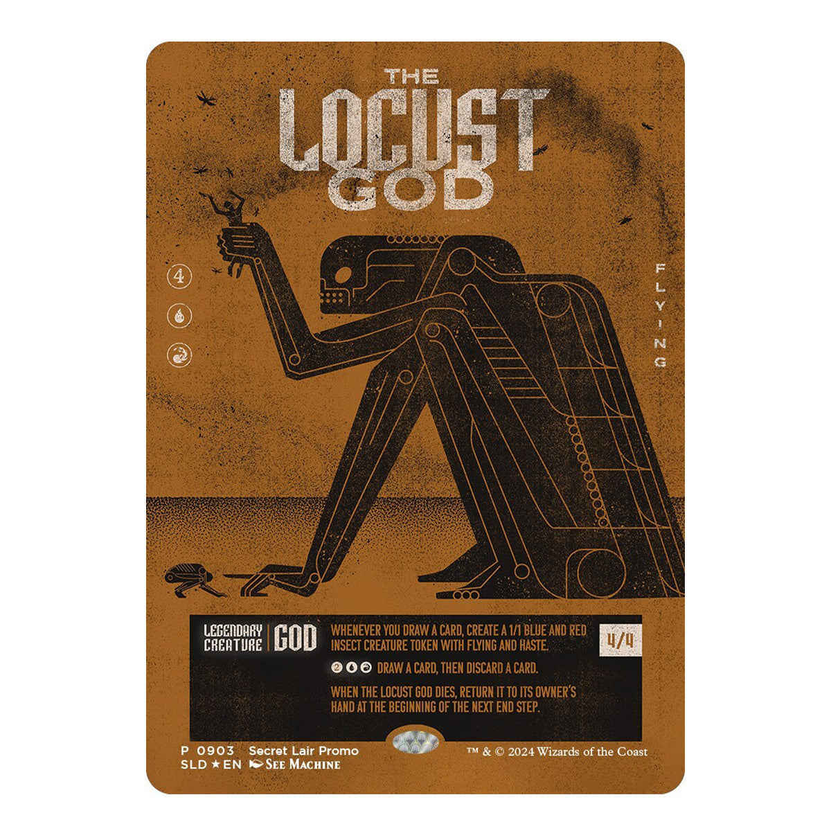 Magic Secret Lair The Locust God Promo Card