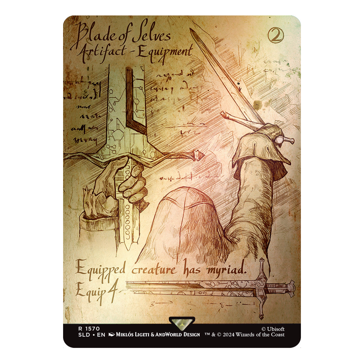 Magic Secret Lair x Assassin’s Creed  Da Vinci’s Designs Foil Edition