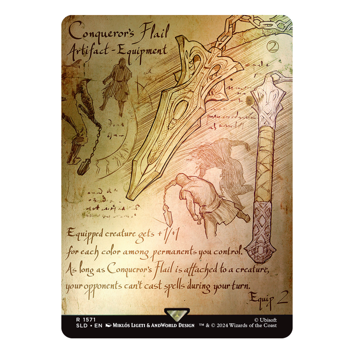 Magic Secret Lair x Assassin’s Creed  Da Vinci’s Designs Foil Edition