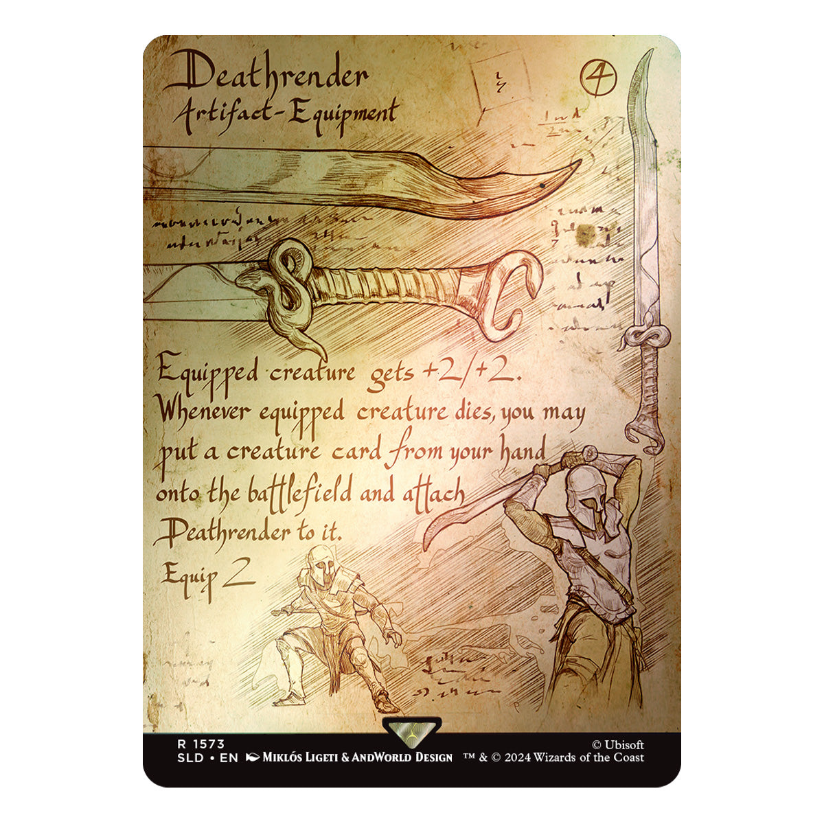 Magic Secret Lair x Assassin’s Creed  Da Vinci’s Designs Foil Edition