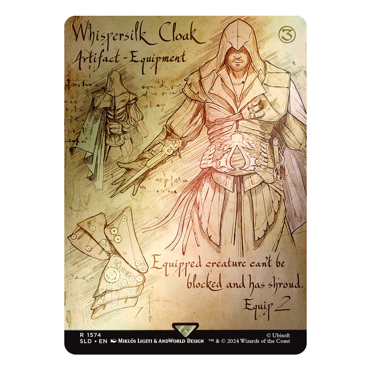 Magic Secret Lair x Assassin’s Creed  Da Vinci’s Designs Foil Edition