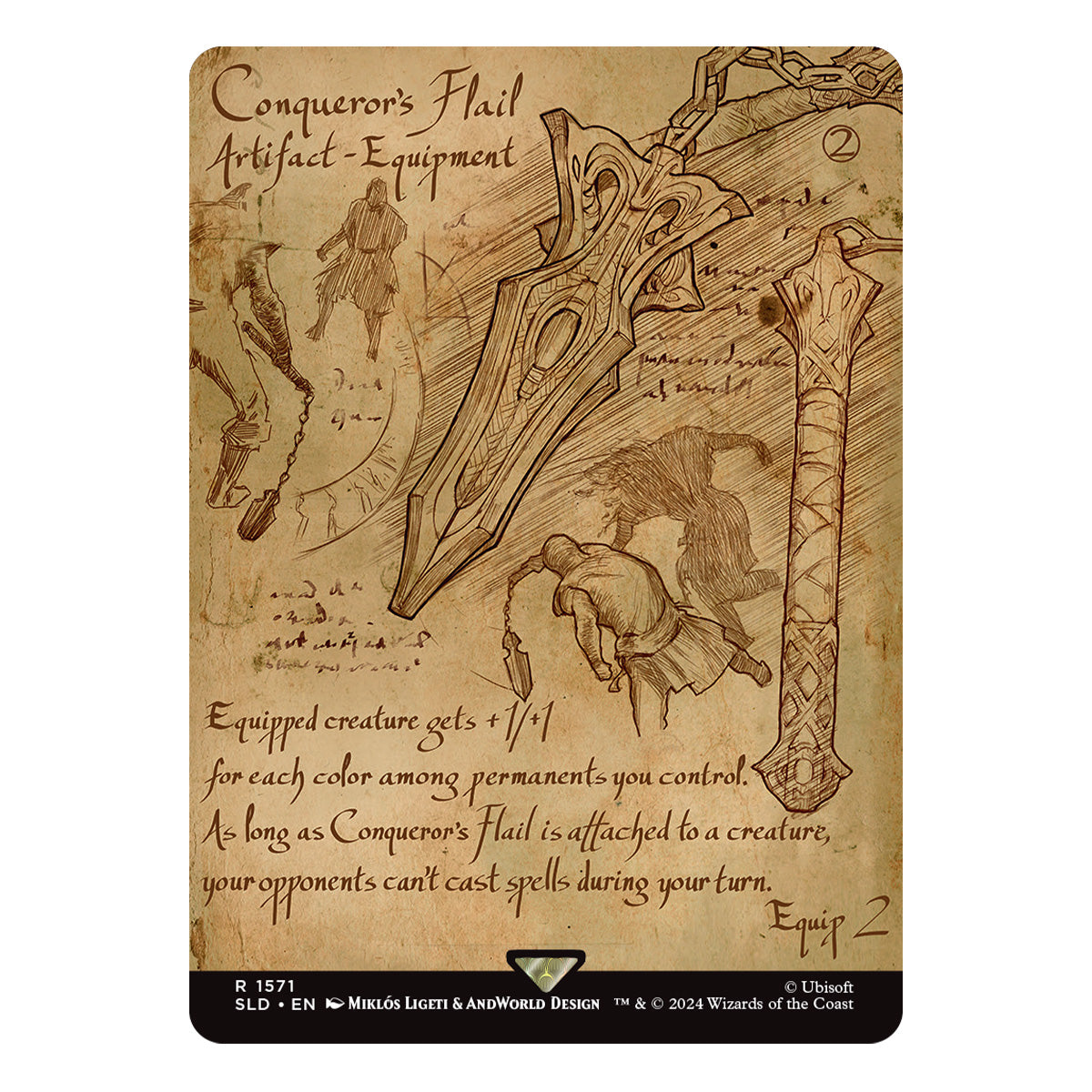 Magic Secret Lair x Assassin’s Creed  Da Vinci’s Designs Non-Foil Edition