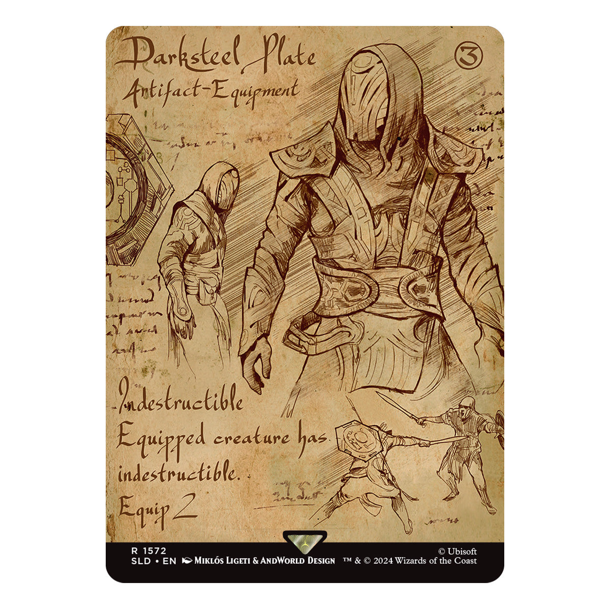 Magic Secret Lair x Assassin’s Creed  Da Vinci’s Designs Non-Foil Edition