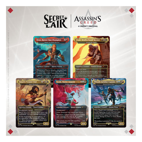 全ての Secret Magic Lair Foil Legends Lethal Creed Assassin's x マジック：ザ・ギャザリング