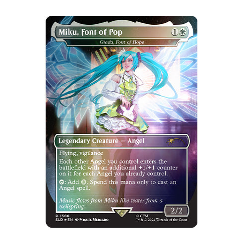 Magic Secret Lair x Hatsune Miku Winter Diva EN Foil Edition Super