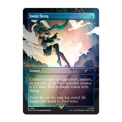 Magic Secret Lair x Hatsune Miku Winter Diva EN Foil Edition Super