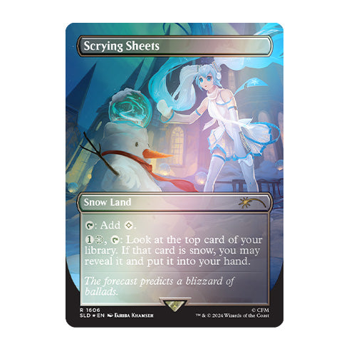 Magic Secret Lair x Hatsune Miku Winter Diva EN Foil Edition Super