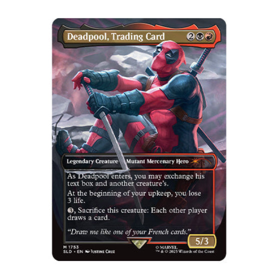 Magic Secret Lair x Marvel's Deadpool NON-Foil Edition
