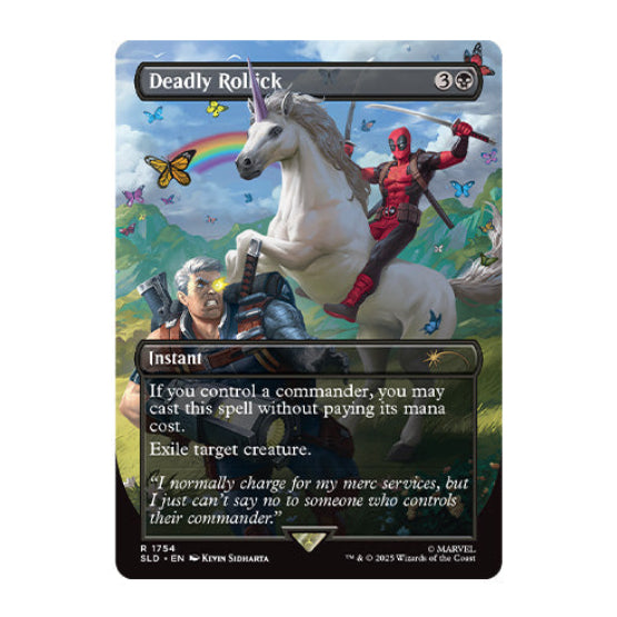 Magic Secret Lair x Marvel's Deadpool NON-Foil Edition