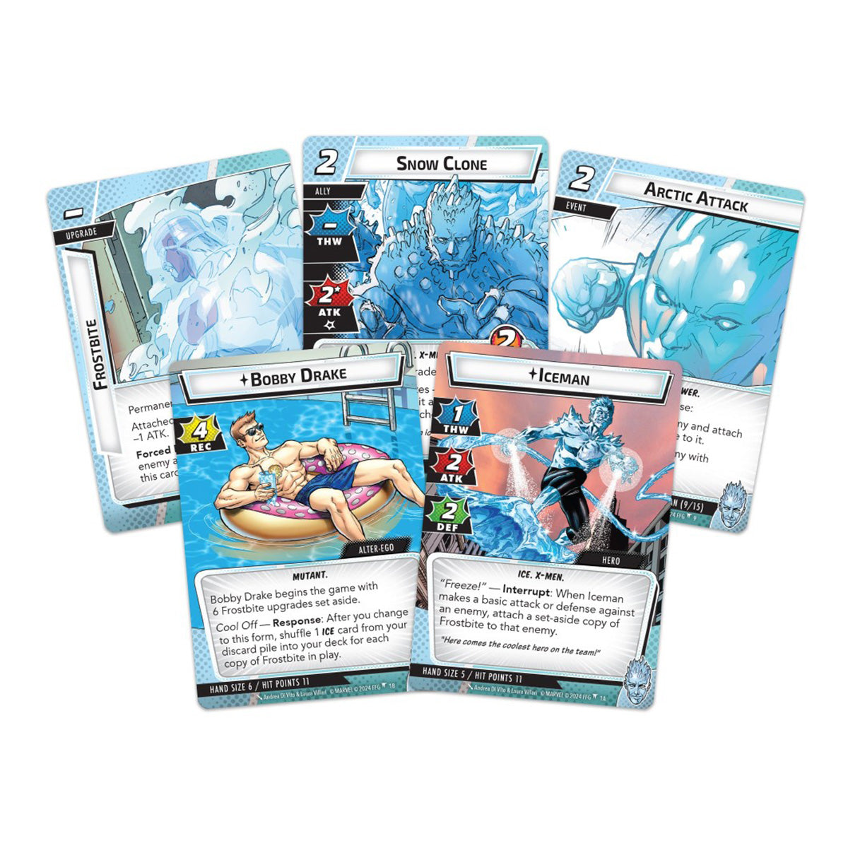 Marvel Champions LCG Iceman Hero Pack