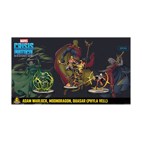 Marvel Crisis Protocol Adam Warlock, Moondragon, & Quasar