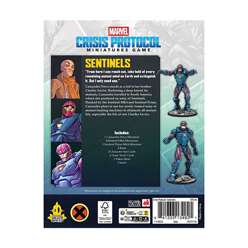 Marvel Crisis Protocol Sentinels Affiliation Pack