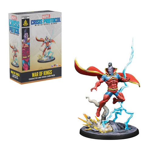 Marvel Crisis Protocol War of Kings Character and Crisis Card Pack