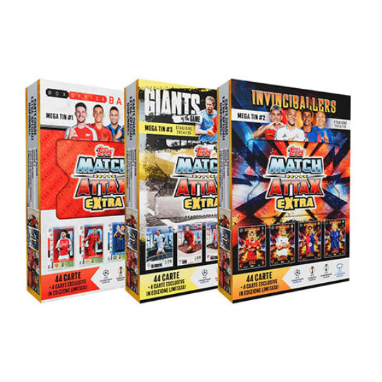 Match Attax EXTRA UEFA Champions League 2024/2025 Edition Mega Tins (Set of 3)