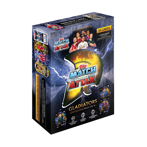 Match Attax UEFA Club Competitions 2025/2026 Edition Mega Tin (Set of 4)