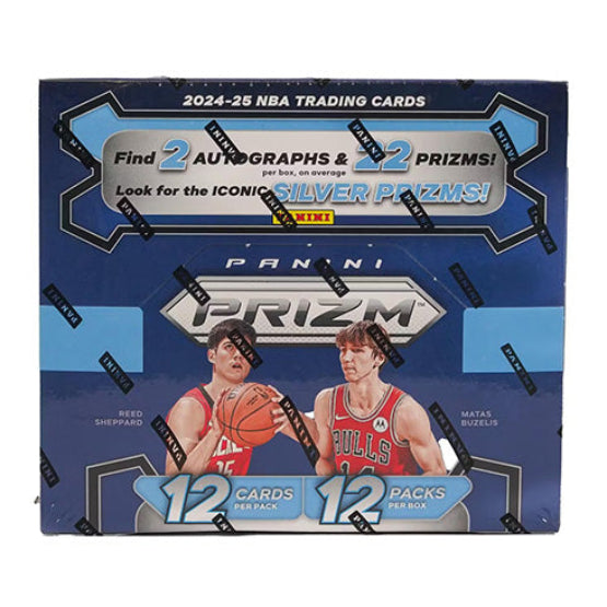 NBA 2024/25 Prizm Basketball Hobby Trading Cards (Display of 12)