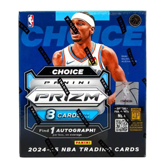 NBA 2024/25 Prizm Choice Basketball Hobby Trading Cards (Display of 1)