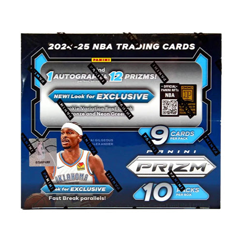 NBA 2024/25 Prizm Fast Break Basketball Cards (Display of 10)