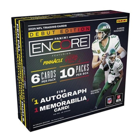 NFL 2024 Encore Football Hobby Trading Cards (Display of 10)