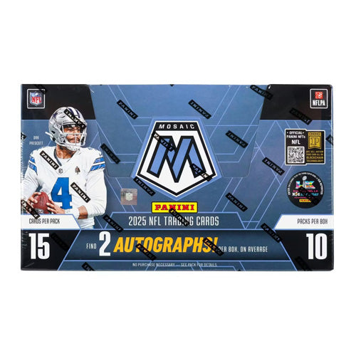 NFL 2025 Mosaic Football Hobby Trading Cards Booster Box