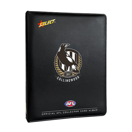 Official AFL Collingwood Collector Card Album