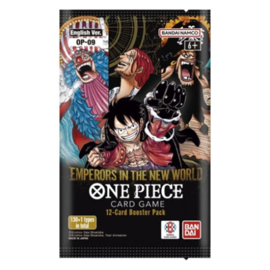 One Piece Card Game Emperors in the New World  OP-09 Single Booster Pack