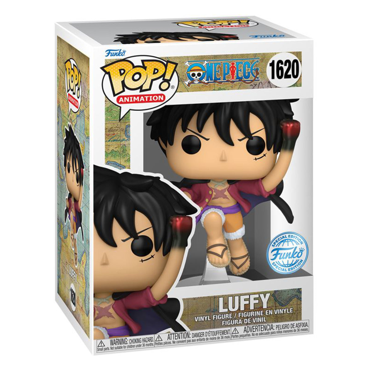 One Piece - Luffy Uppercut Metallic Pop! Vinyl