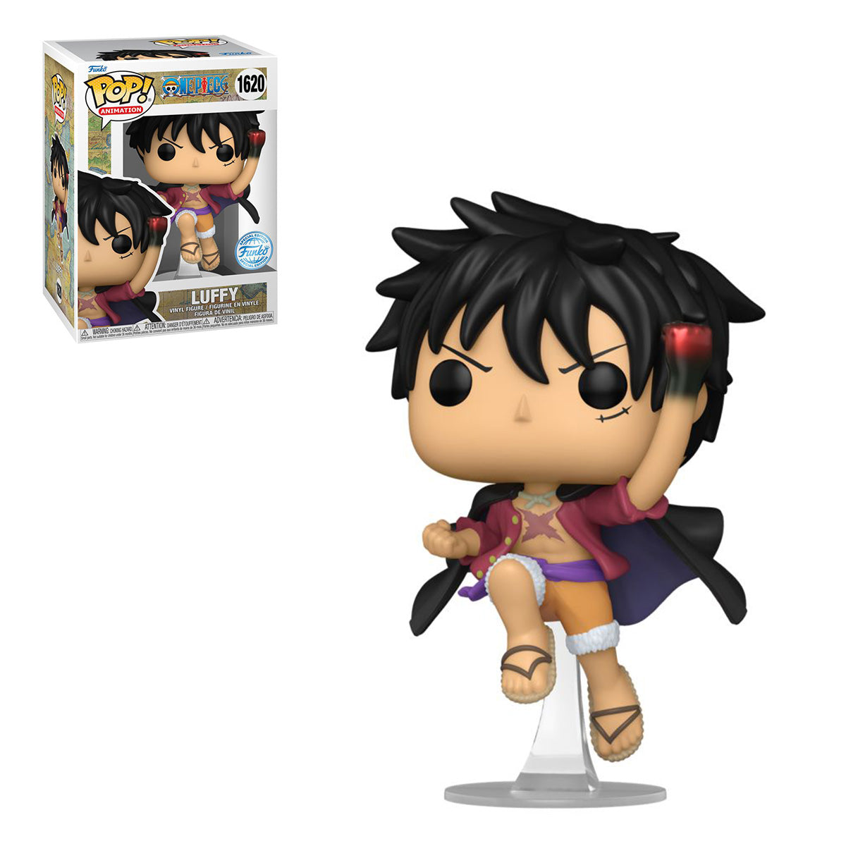 One Piece - Luffy Uppercut Metallic Pop! Vinyl