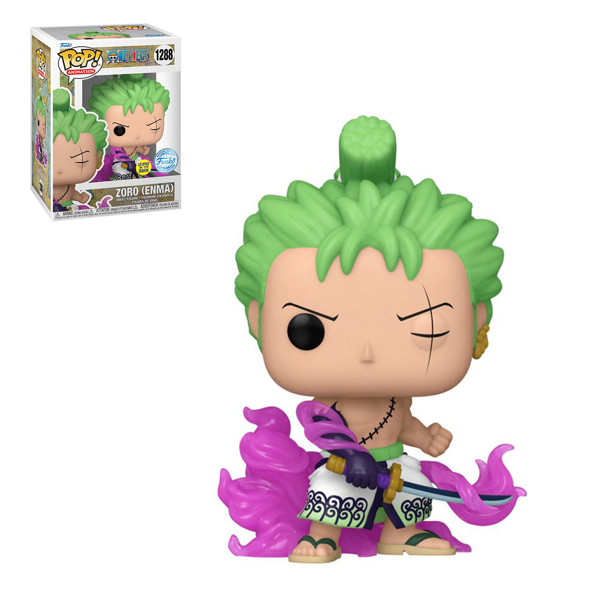 One Piece - Zoro with Enma Glow Pop! Vinyl