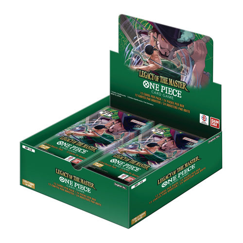 OP-12 Legacy of the Master One Piece Card Game booster display