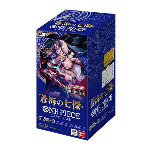 One Piece Card Game OP-14 Seven Heroes of the Blue Booster Box Japanese