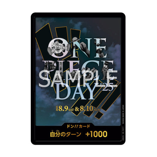 One Piece Day 25 Japanese Promo P-110 Bandai Premium Card Collection