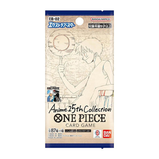 One Piece TCG Japanese Extra Booster Box Anime 25th Collection EB-02