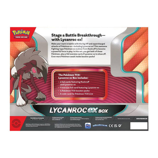 POKEMON TCG Lycanroc ex Box