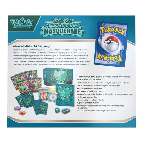 POKEMON TCG Scarlet & Violet Twilight Masquerade Elite Trainer Box
