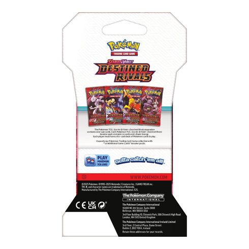 Scarlet & Violet Destined Rivals Blister Pack POKEMON TCG