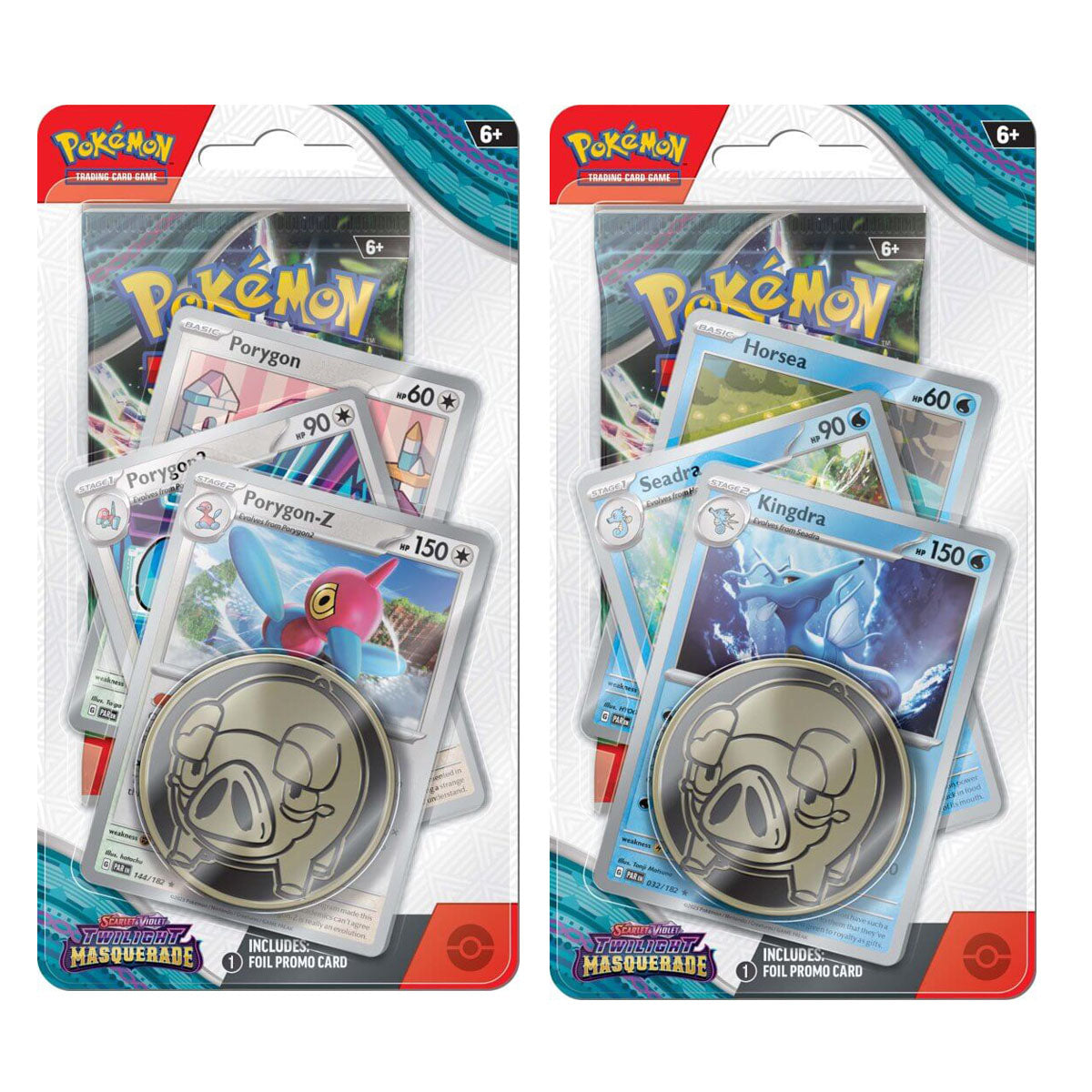 POKEMON TCG Scarlet & Violet Twilight Masquerade Premium Checklane Blisters (Pair)