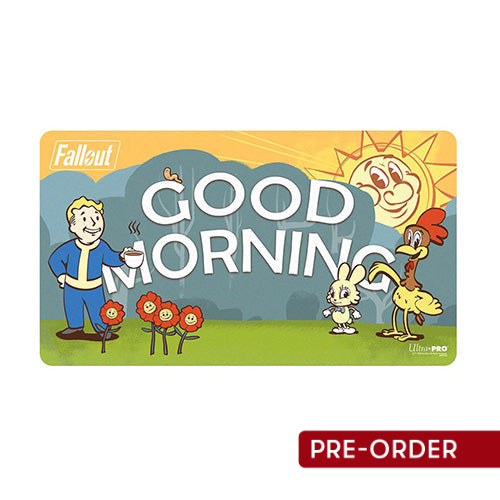 Ultra Pro Fallout Vault Boy Good Morning/Good Evening Double-Sided Playmat