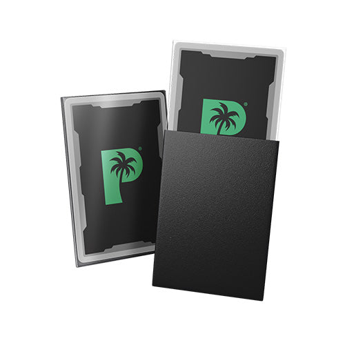 Palms Off Japanese 60pc Blackout Deck Sleeves - Black Matte