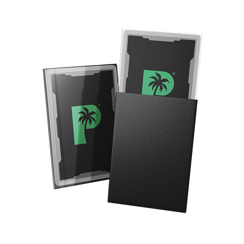 Palms Off Japanese 60pc Blackout Deck Sleeves - Black
