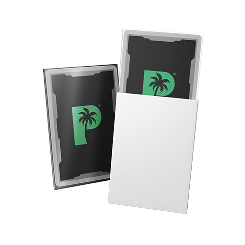 Palms Off Japanese 60pc Blackout Deck Sleeves - White Matte