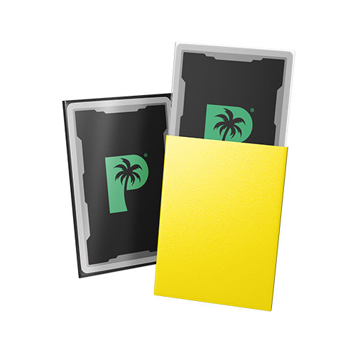 Palms Off Japanese 60pc Blackout Deck Sleeves - Yellow Matte