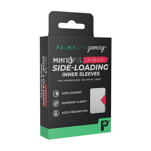Palms Off Japanese MintFit Sideloading Inner Sleeves 100pc Perfect Fit