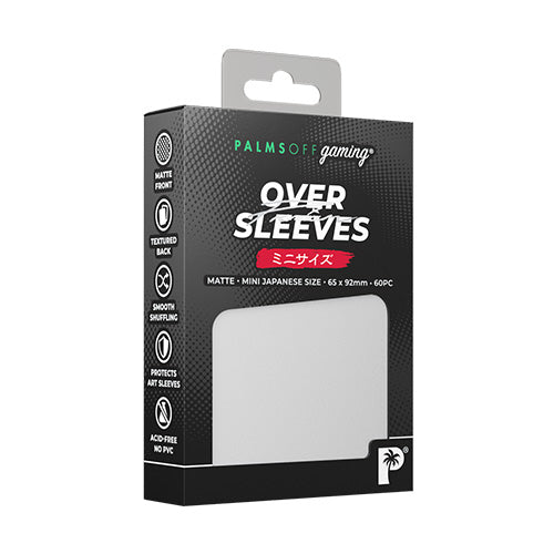 Palms Off Japanese Premium Over Sleeves 60pc Matte