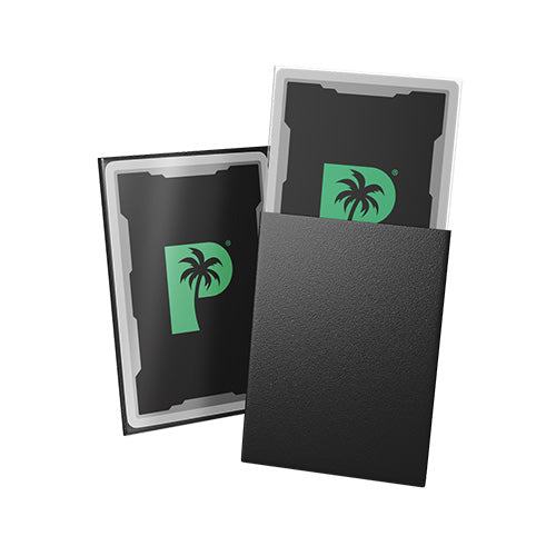 Palms Off Standard 100pc Blackout Deck Sleeves - Black Matte