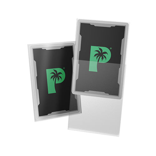 Palms Off Standard 100pc Blackout Deck Sleeves - Clear Matte