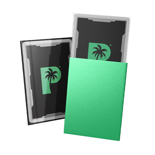 Palms Off Standard 100pc Blackout Deck Sleeves - Jade