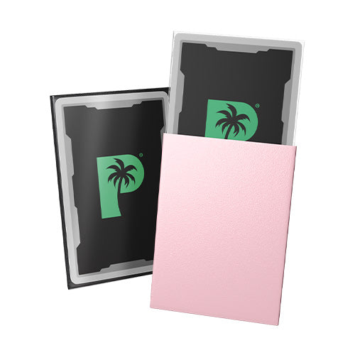 Palms Off Standard 100pc Blackout Deck Sleeves - Rose Matte