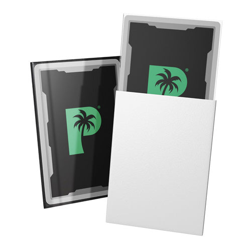 Palms Off Standard 100pc Blackout Deck Sleeves - White