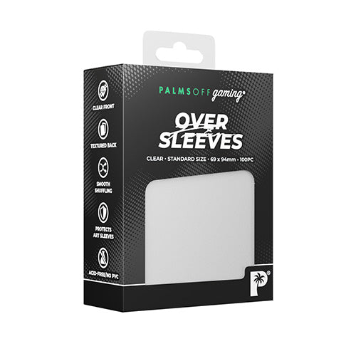 Palms Off Standard Premium Over Sleeves 100pc Clear